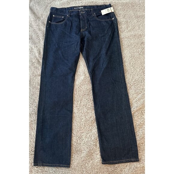 Quiksilver Men’s Jeans Revolver Straight Fit Size 36x32 New - Picture 4 of 13